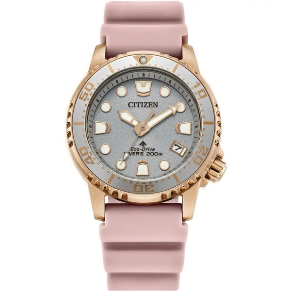 Citizen Ladies Promaster Pink Polyurethane Strap Diver Watch