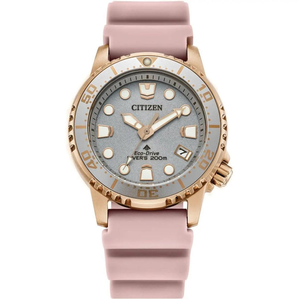 Citizen Ladies Promaster Pink Polyurethane Strap Diver Watch