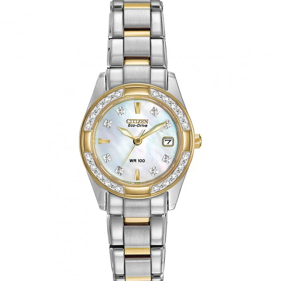 Citizen Ladies Regent Diamond Two Tone Watch
