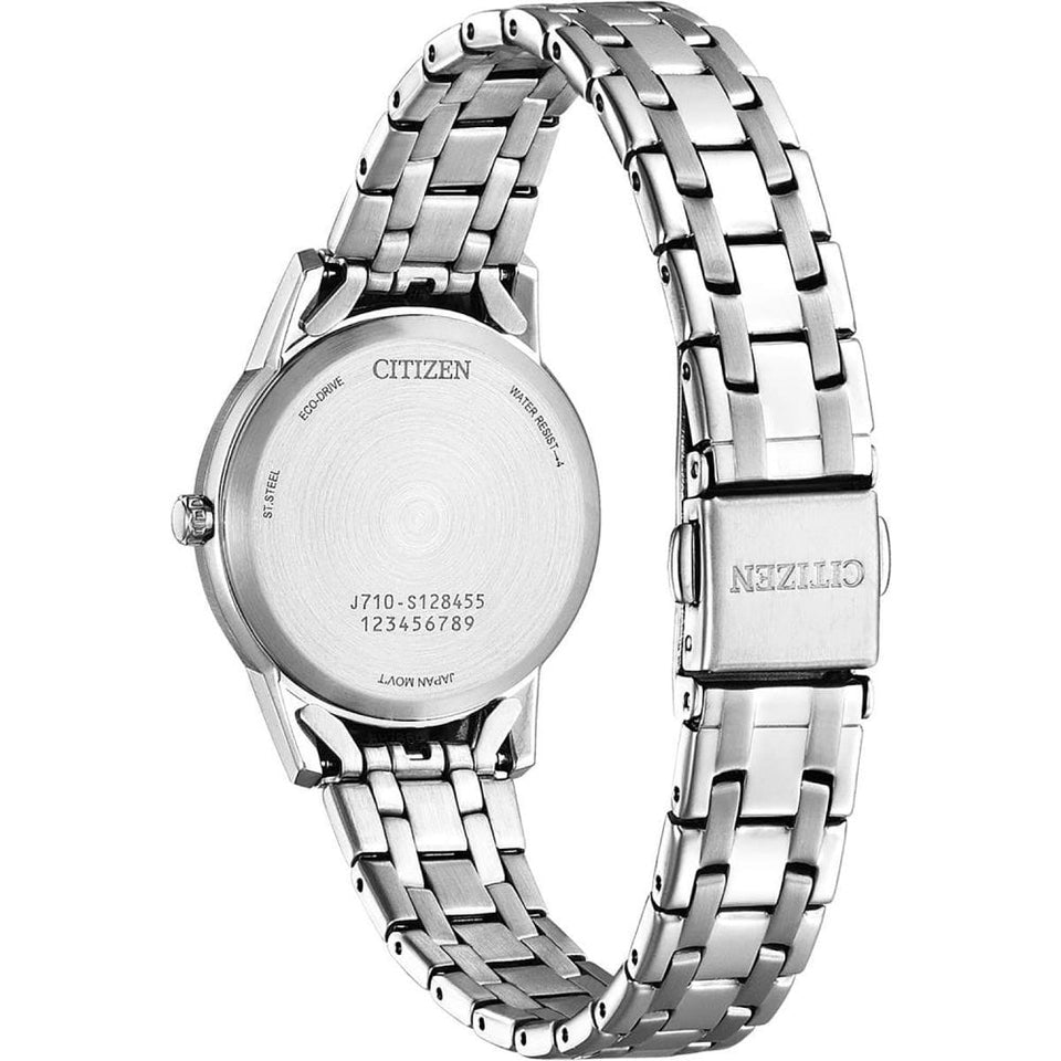 Citizen Ladies Silhouette Crystal 29mm Blue Dial Watch
