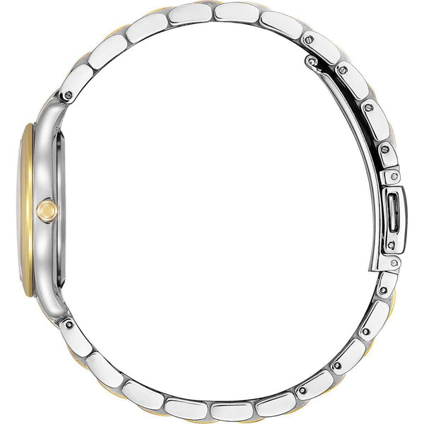 Citizen Ladies Silhouette Diamond Two Tone Bracelet Watch