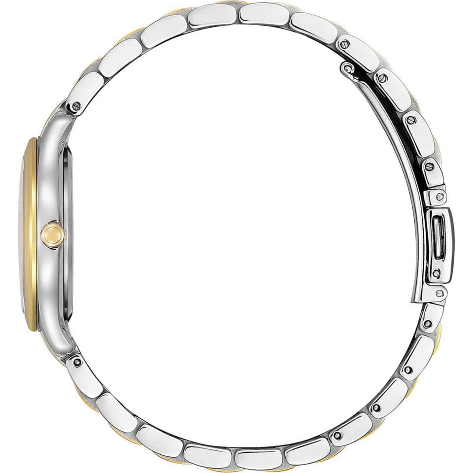 Citizen Ladies Silhouette Diamond Two Tone Bracelet Watch