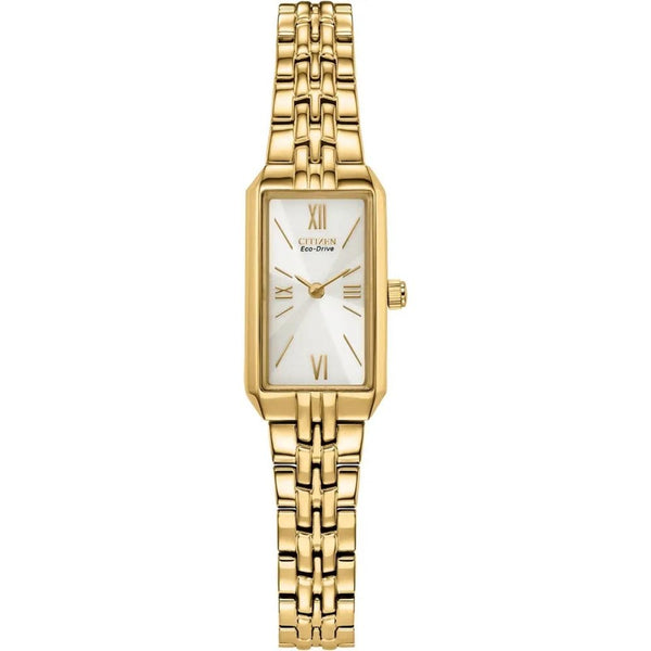 Citizen Ladies Silhouette Gold Plated Bracelet Watch