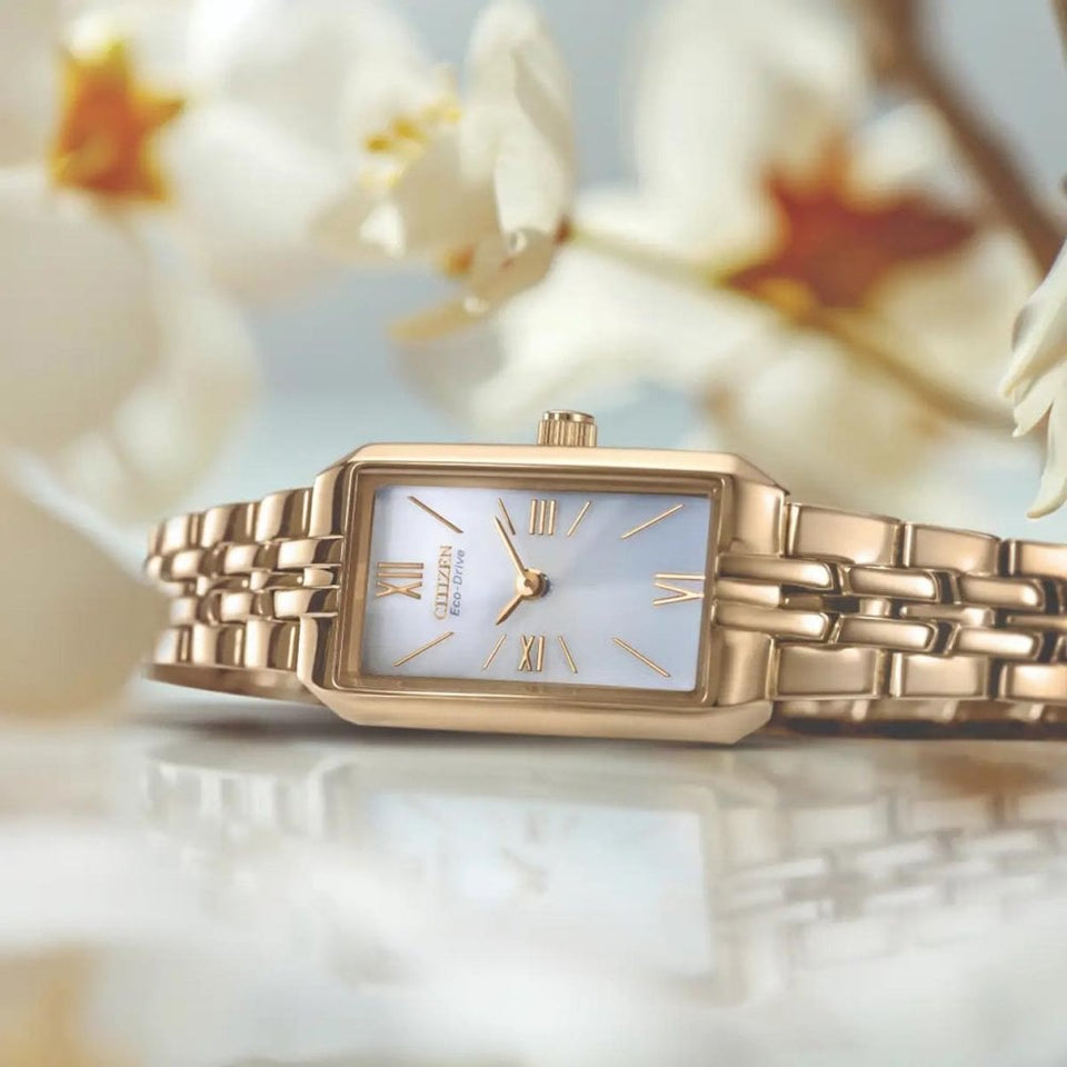 Citizen Ladies Silhouette Gold Plated Bracelet Watch