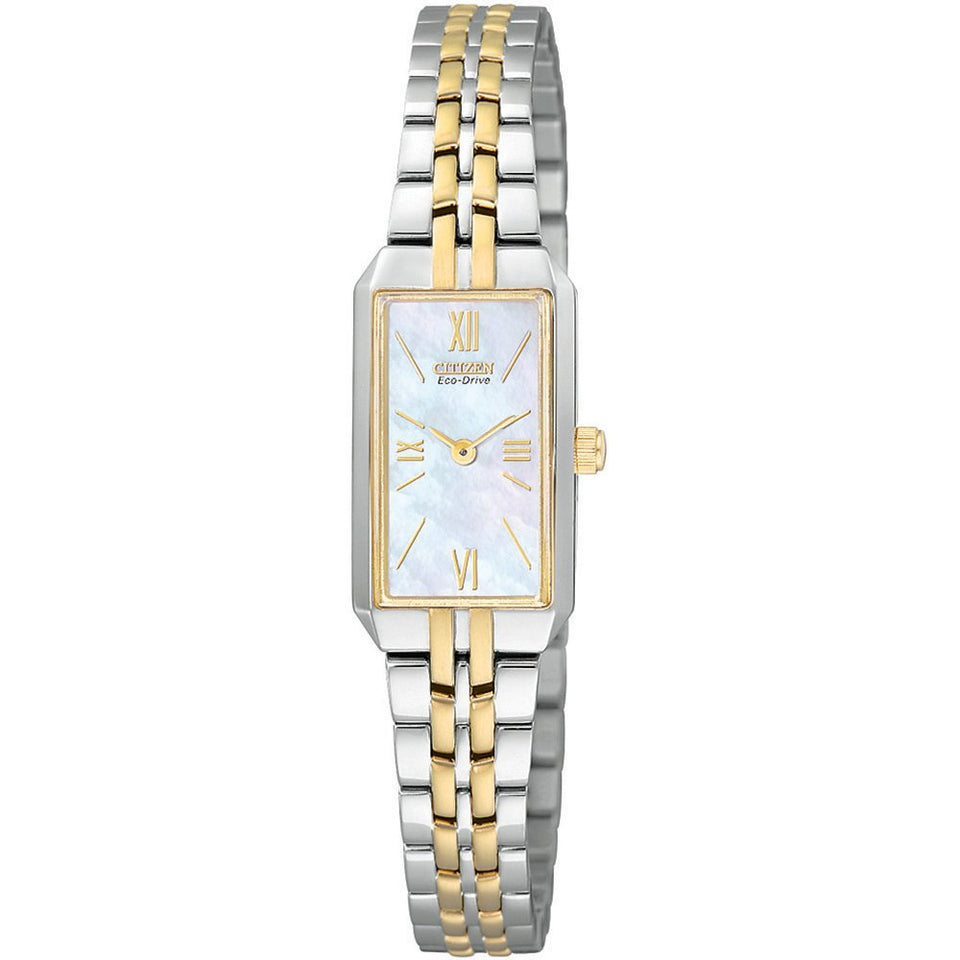 Citizen Ladies Silhouette Mother Of Pearl Two Tone Watch