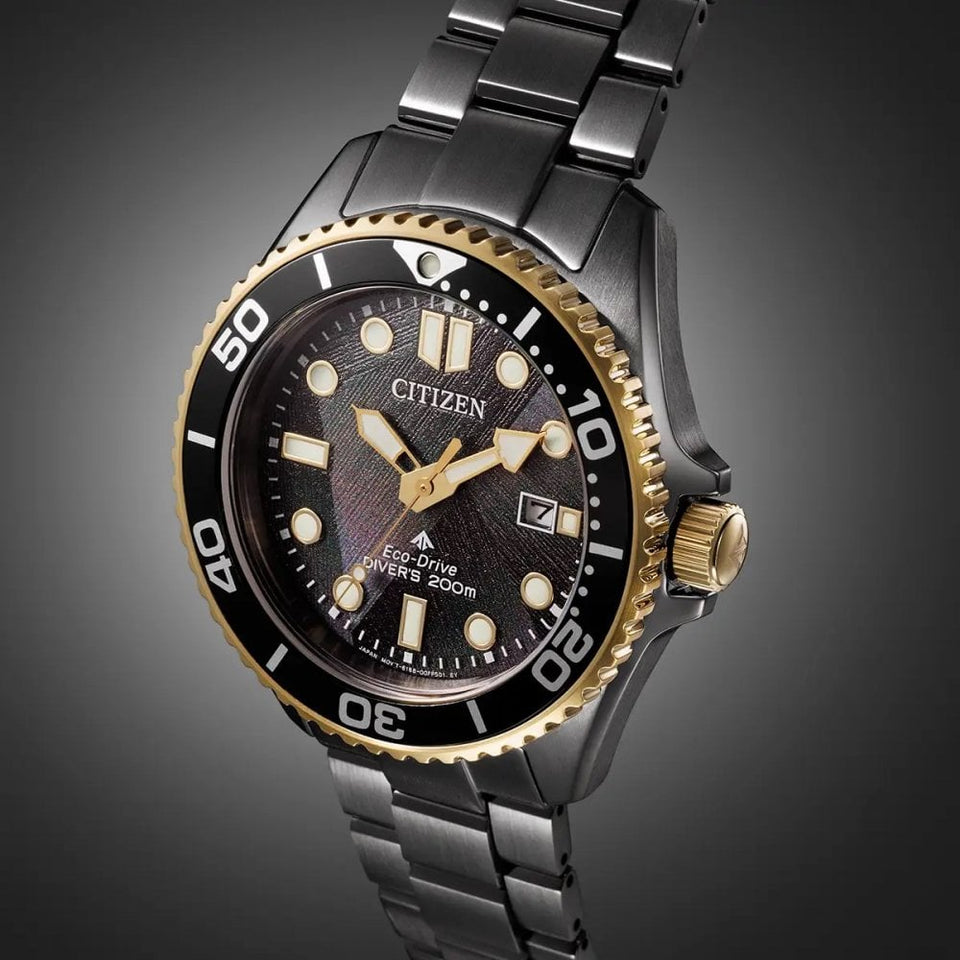 Citizen Limited Edition Promaster Diver Black Dial Bracelet Watch