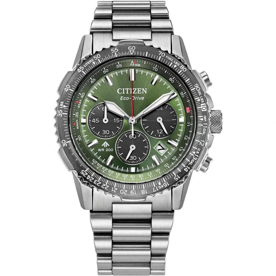 Citizen Men's Promaster Air Navihawk Green Dial Watch