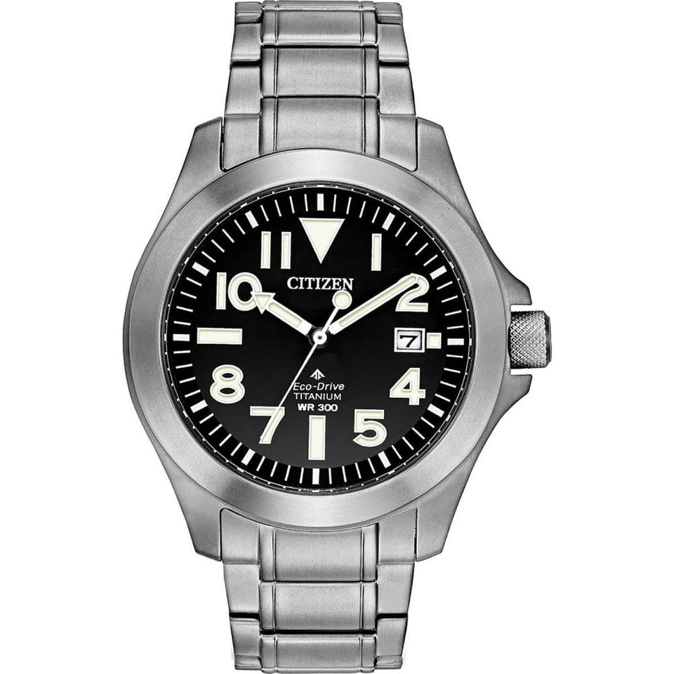 Citizen Men's Promaster Tough Black Dial Titanium Watch