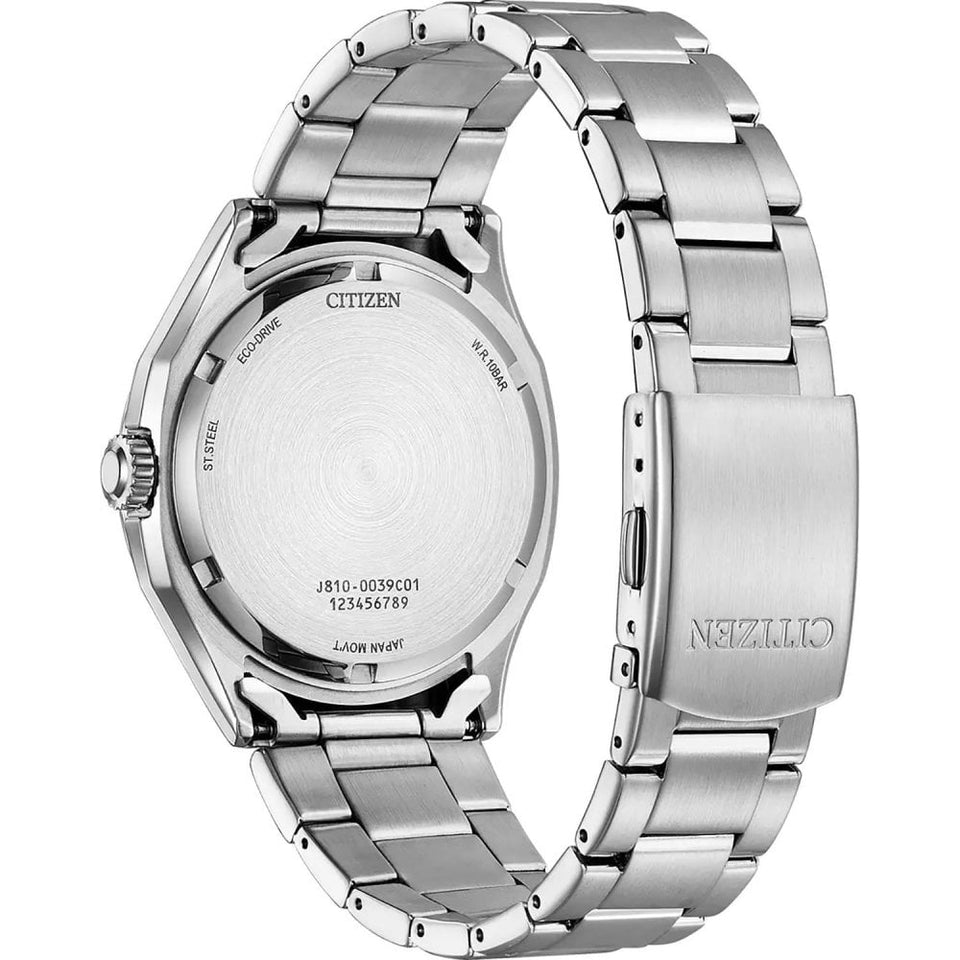 Citizen Men's Sport Black Dial Stainless Steel Watch