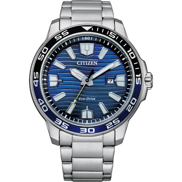 Citizen Men's Sport Blue Dial Eco-Drive Watch