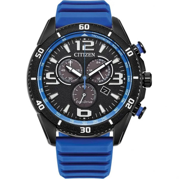 Citizen Men's Sport Blue Silicone Strap Chronograph Watch