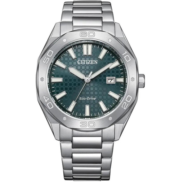Citizen Men's Sport Green Dial Bracelet Watch