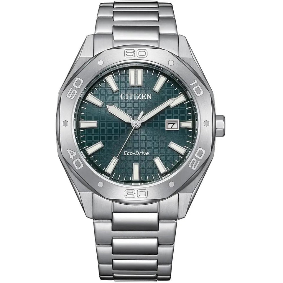 Citizen Men's Sport Green Dial Bracelet Watch