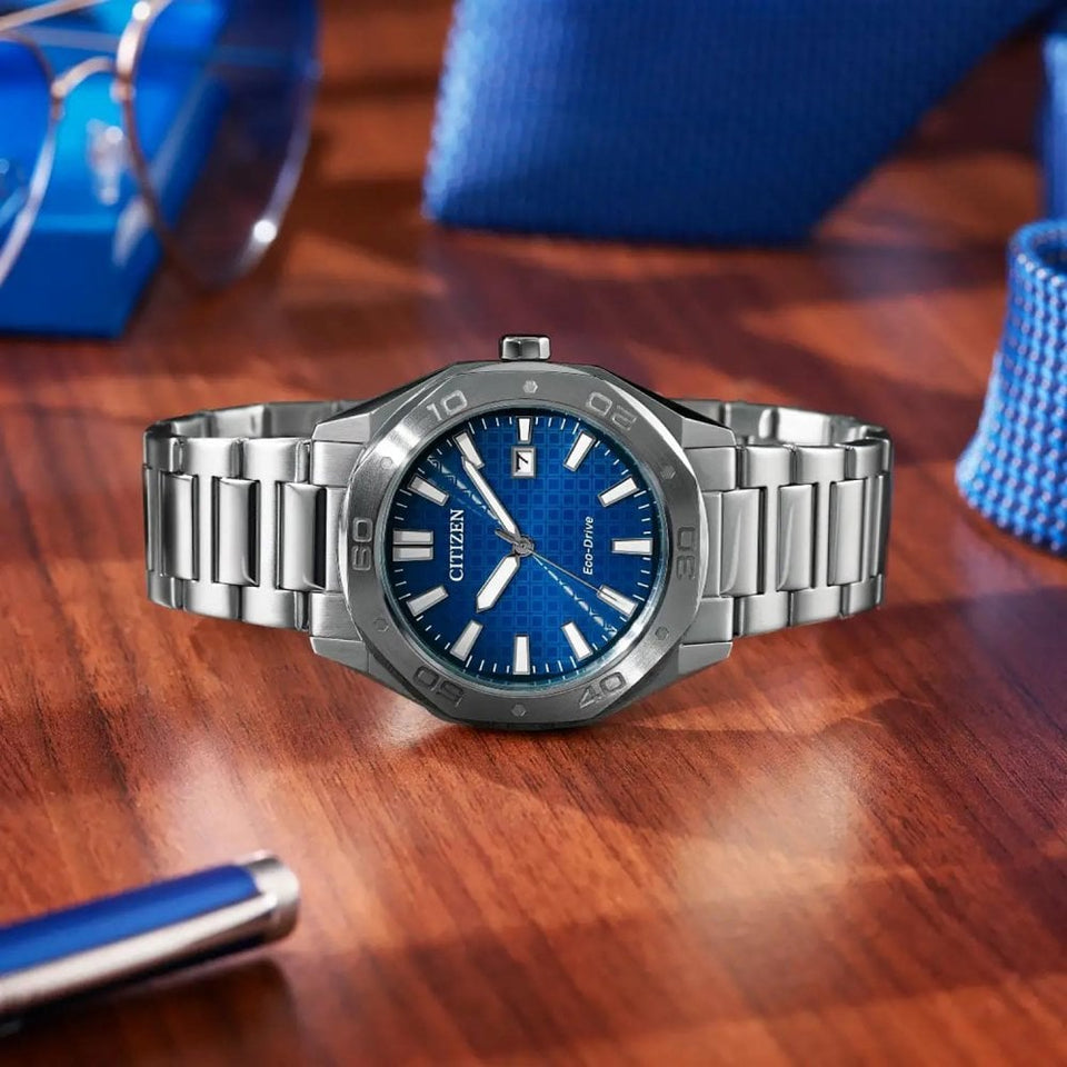 Citizen Men's Sport Navy Blue Dial Bracelet Watch