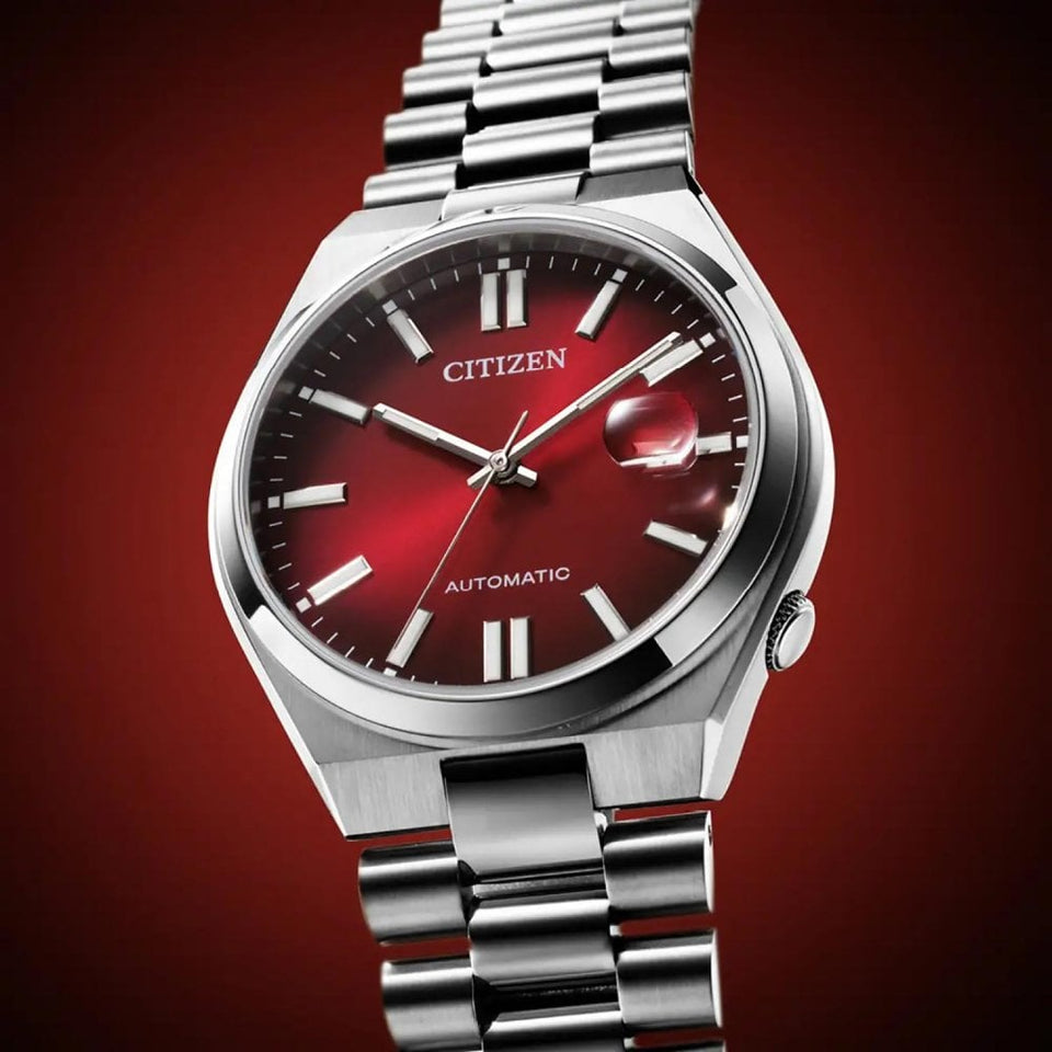 Citizen Men's Tsuyosa Red Dial Automatic Watch