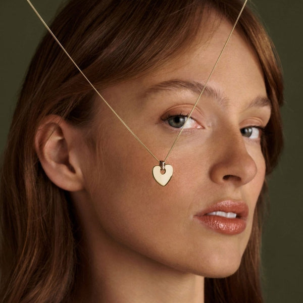 Clogau 9ct Cariad Gold & Diamond Heart Necklace