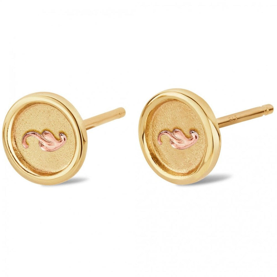 Clogau 9ct Gold Tree of Life Insignia Stud Earrings