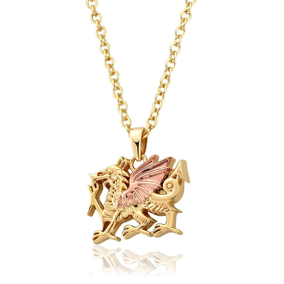Clogau 9ct Gold Welsh Dragon Pendant
