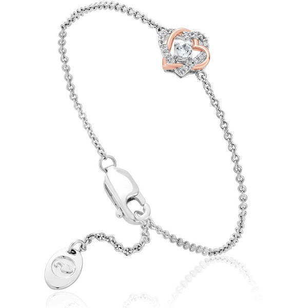 Clogau Always In My Heart White Topaz Bracelet