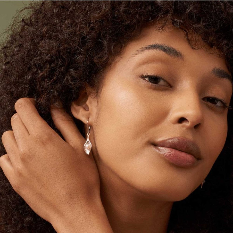 Clogau Beachcomber Pearl Shell Earring Drops