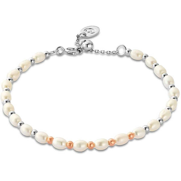 Clogau Beachcomber Silver & Pearl Bracelet