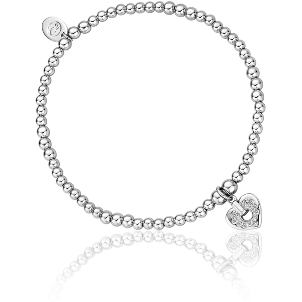 Clogau Cariad Sparkle Heart Affinity Bead Bracelet