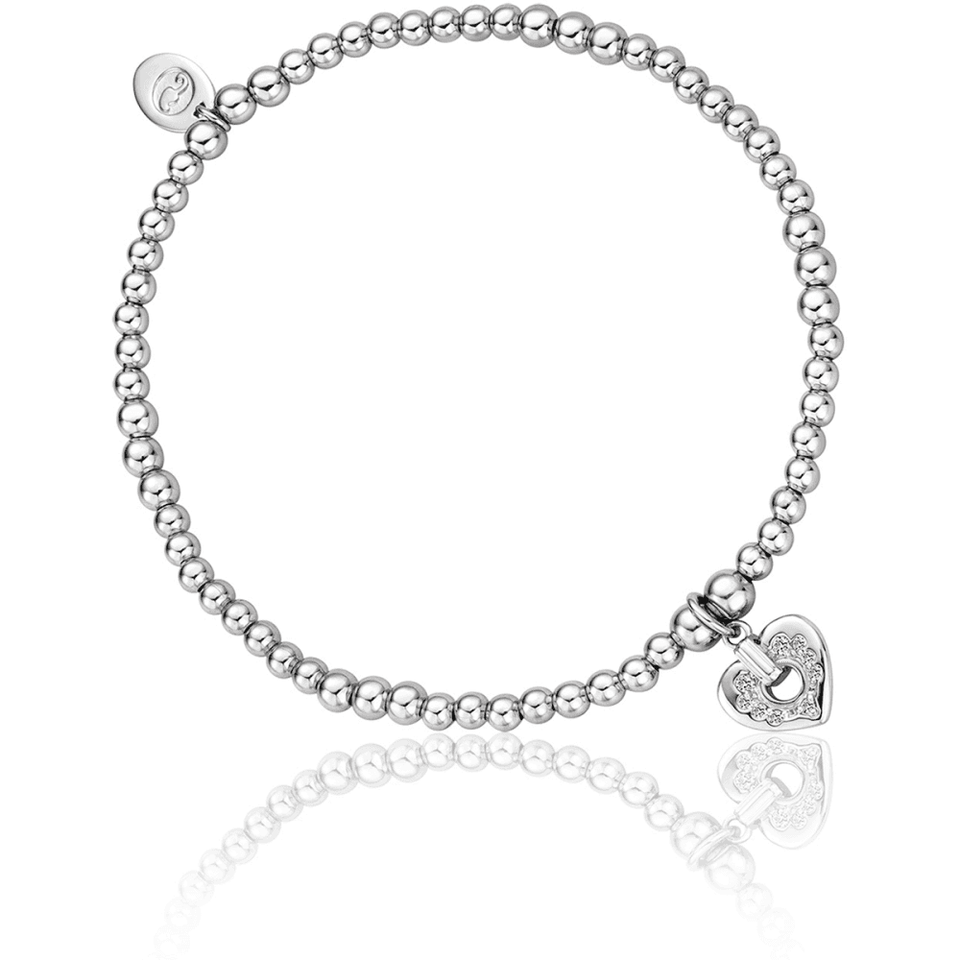 Clogau Cariad Sparkle Heart Affinity Bead Bracelet