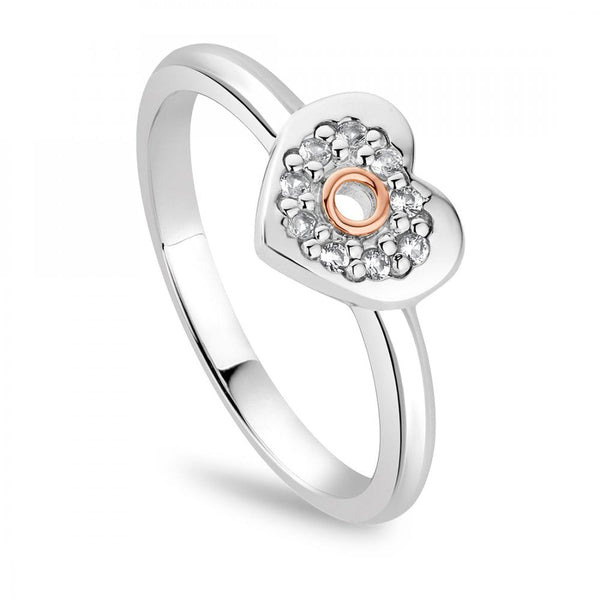 Clogau Cariad Sparkle Heart Ring