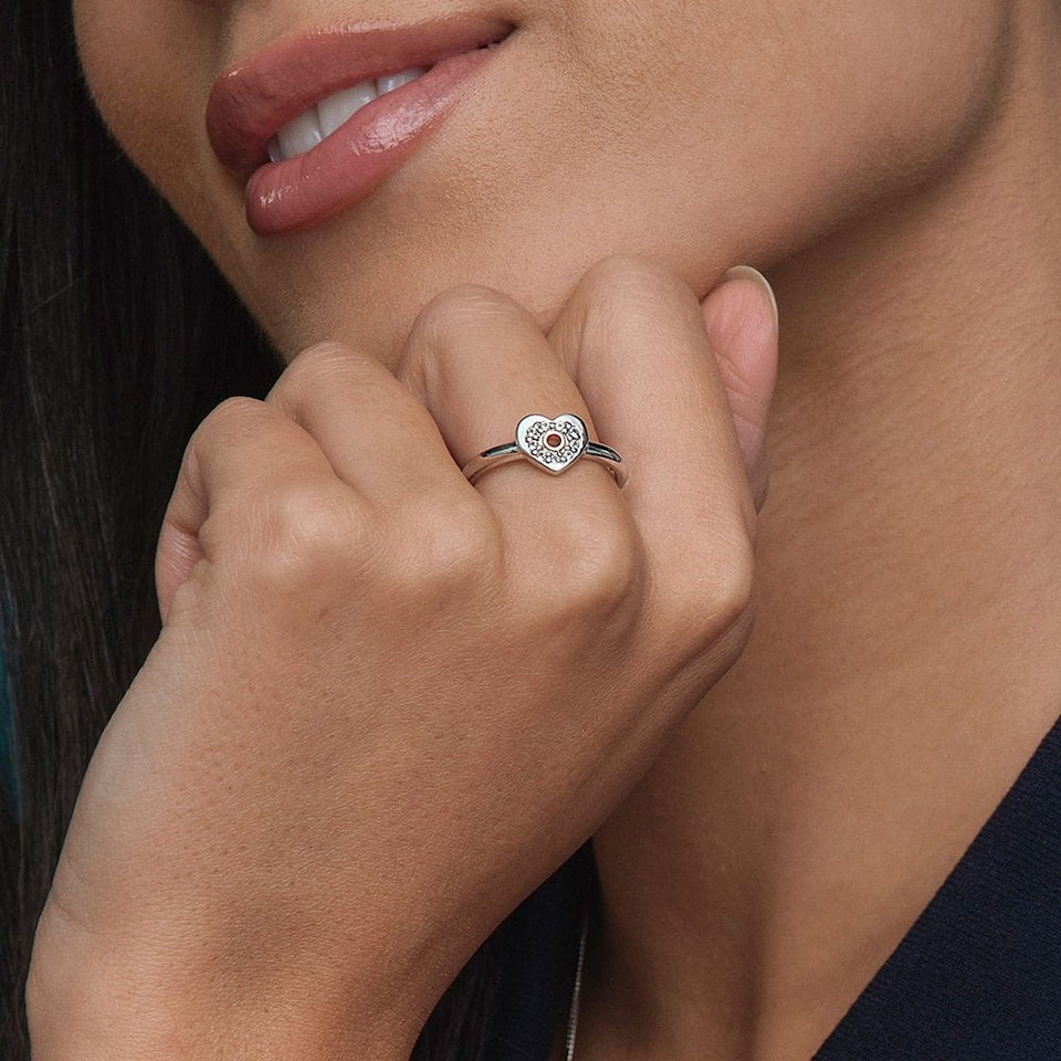 Clogau Cariad Sparkle Heart Ring