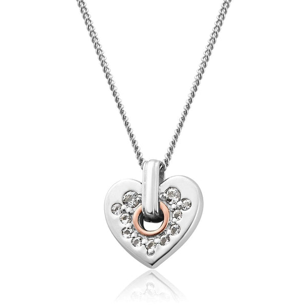 Clogau Cariad Sparkle Small Heart Pendant