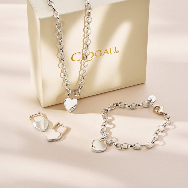 Clogau Cariad® Sterling Silver Padlock Hoop Earrings