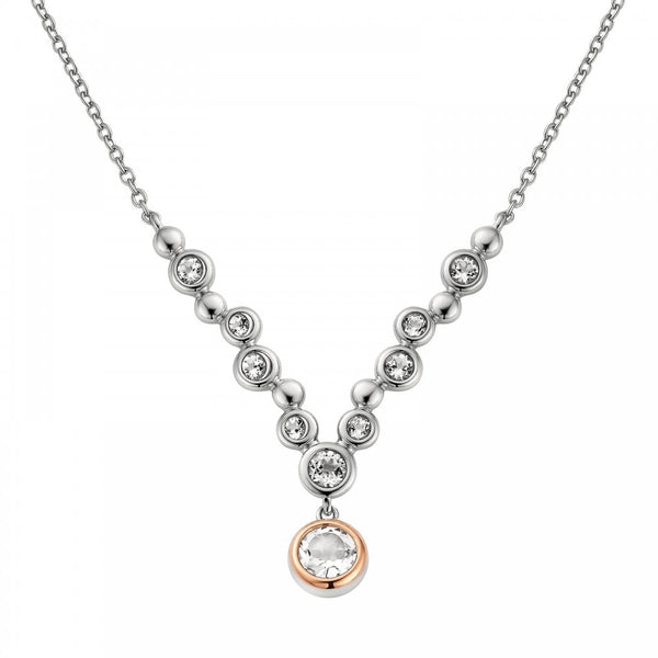 Clogau Clogau® Celebration Sterling Silver Drop Necklace with Topaz