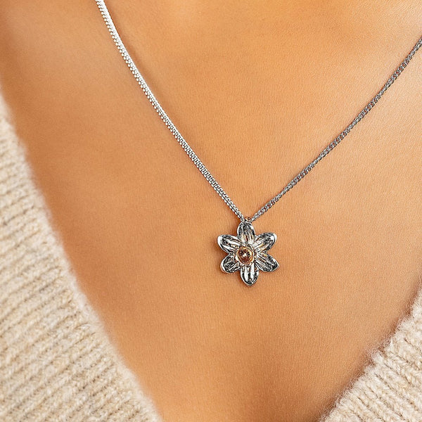 Clogau Daffodil Pendant