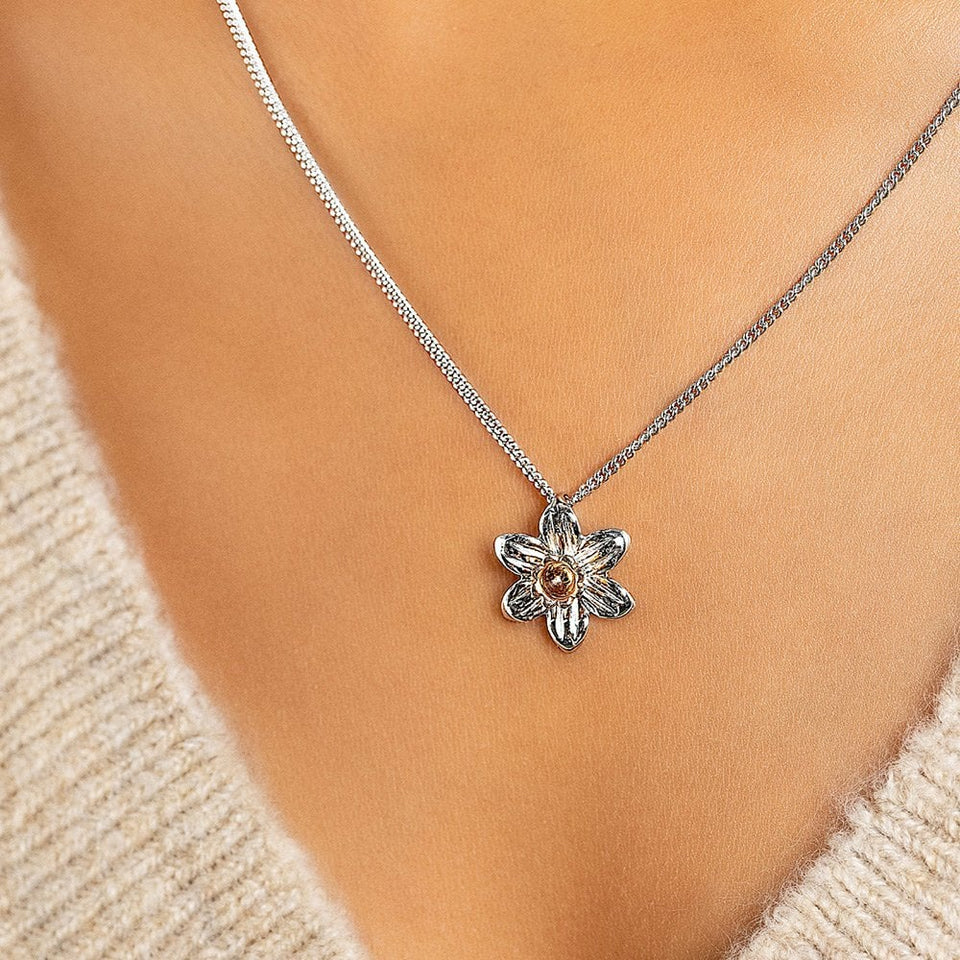 Clogau Daffodil Pendant