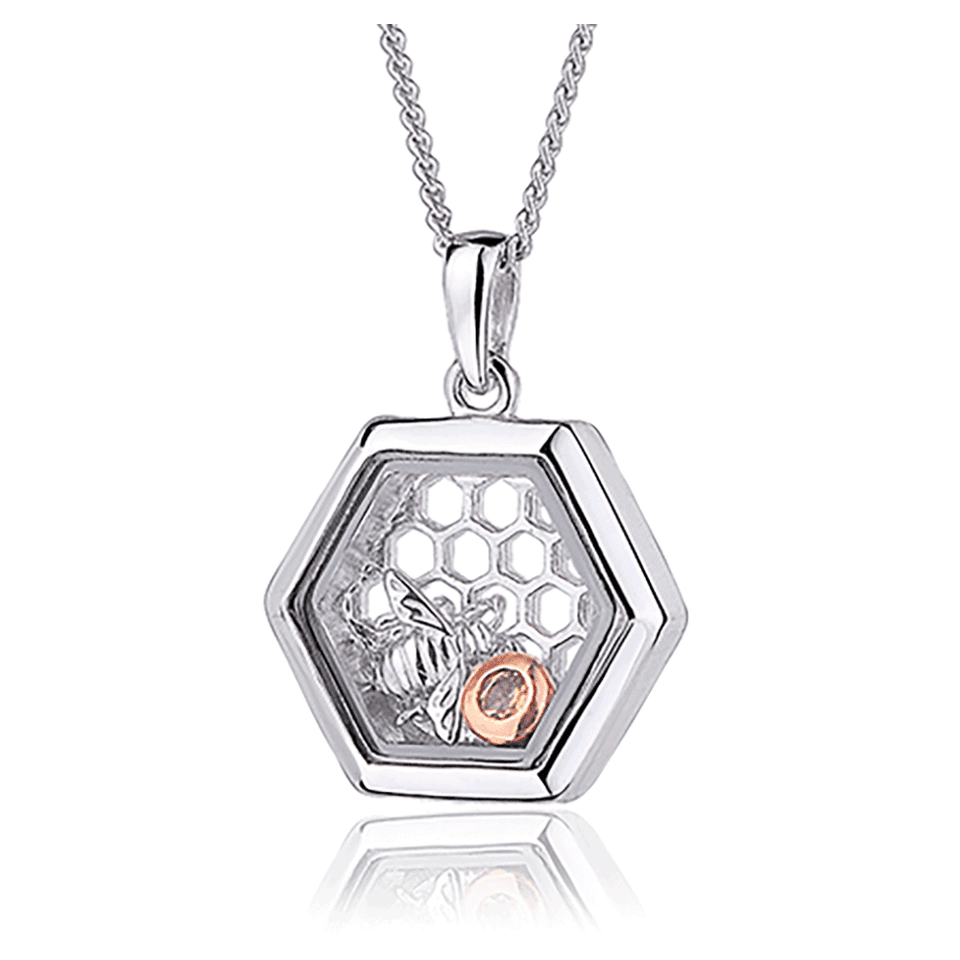 Clogau Honey Bee Inner Charm Necklace