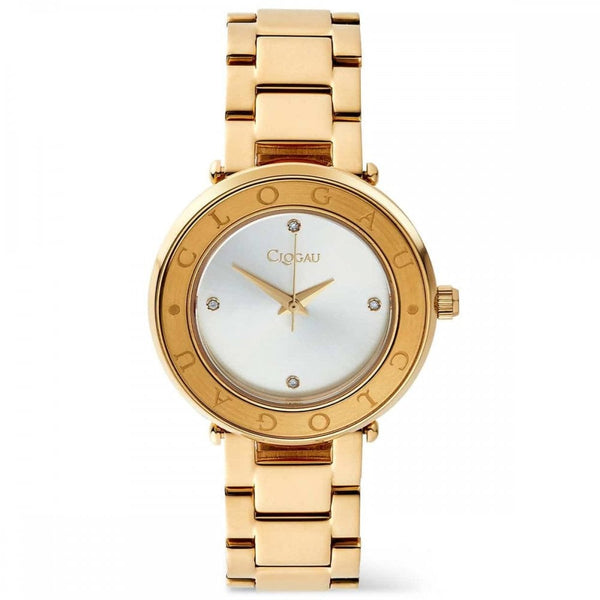Clogau Ladies Alaw Gold Tone Diamond Set Watch