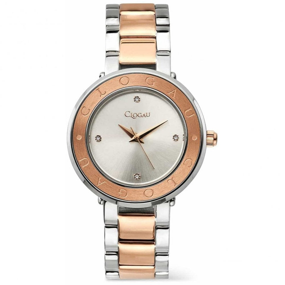 Clogau Ladies Alaw Silver & Rose Watch