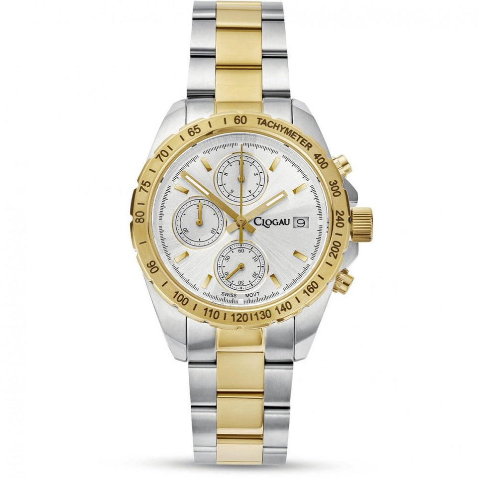 Clogau Ladies Brenig Two Tone Chronograph Watch
