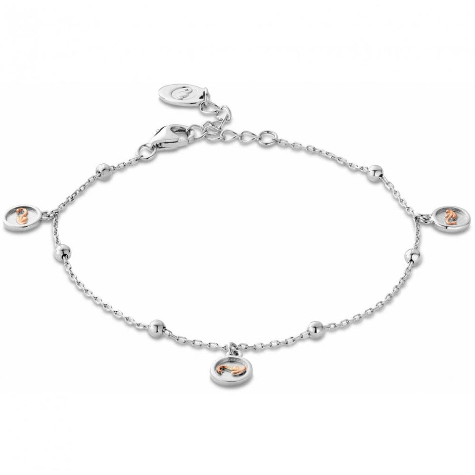 Clogau Ladies Insignia Silver Droplet Bracelet