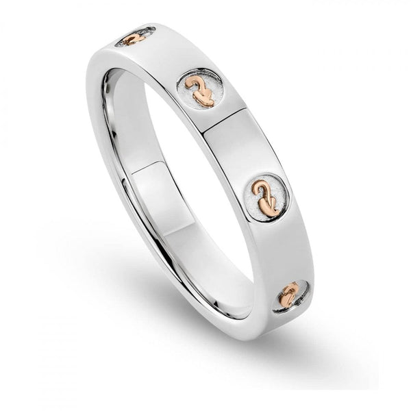 Clogau Ladies Insignia Slim Band Ring