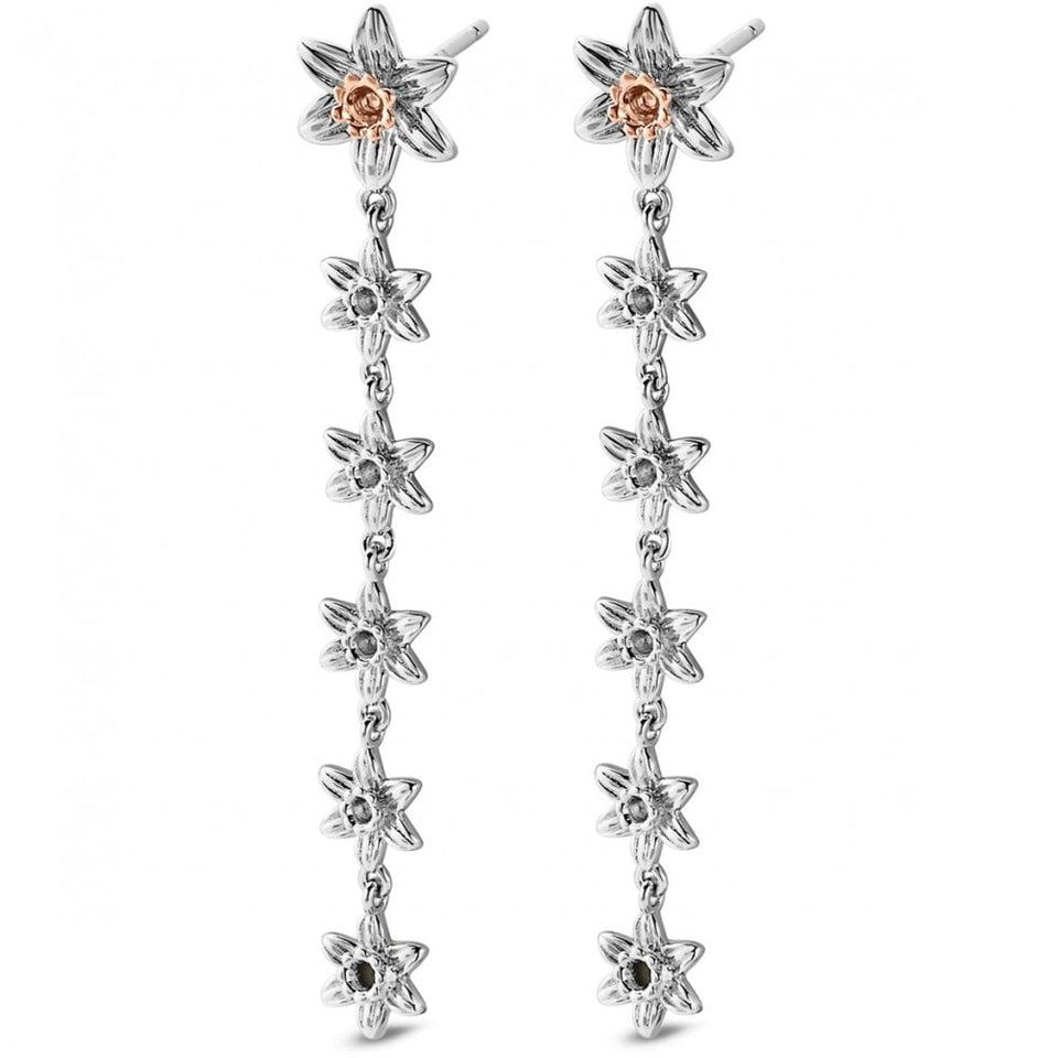 Clogau Ladies Natures Wonder Daffodil Earring Drops