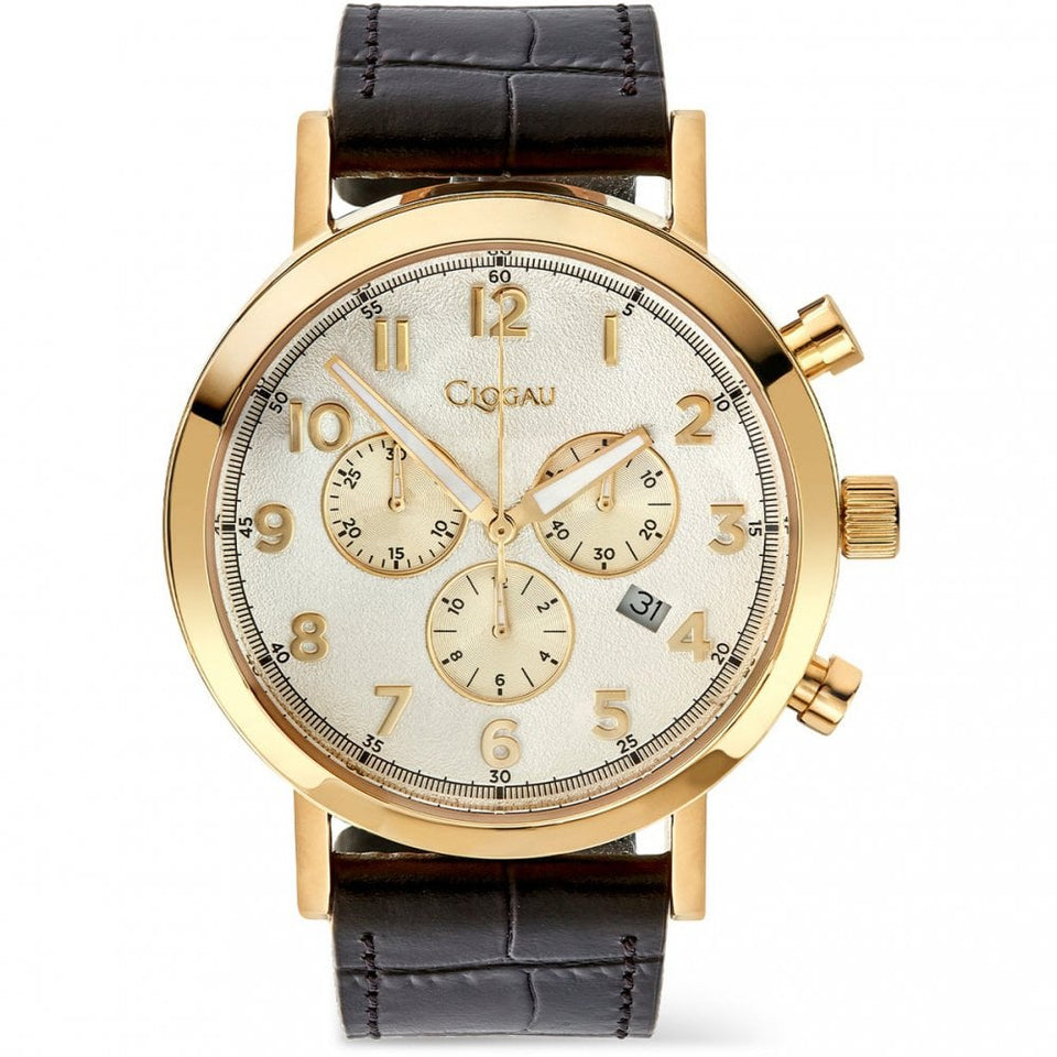 Clogau Men's Gwynant Gold Tone Chronograph Watch