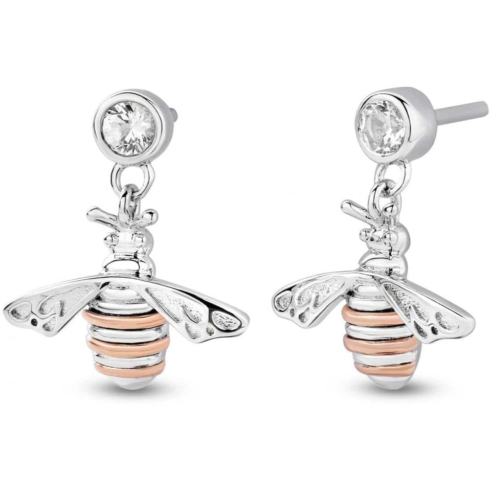 Clogau Natures Wonder Honey Bee Earring Drops