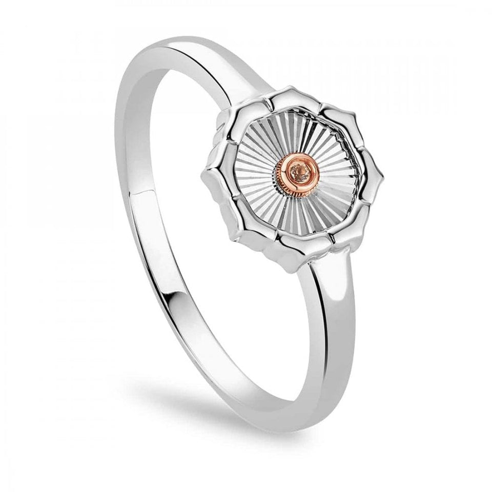 Clogau Nos Da Silver & Rose Ring