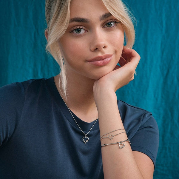 Clogau Past, Present Future Heart Affinity Bracelet