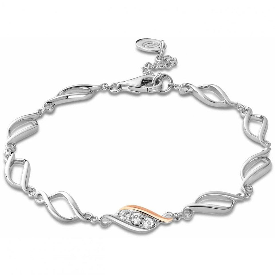 Clogau Past Present Future Multi Link Topaz Bracelet