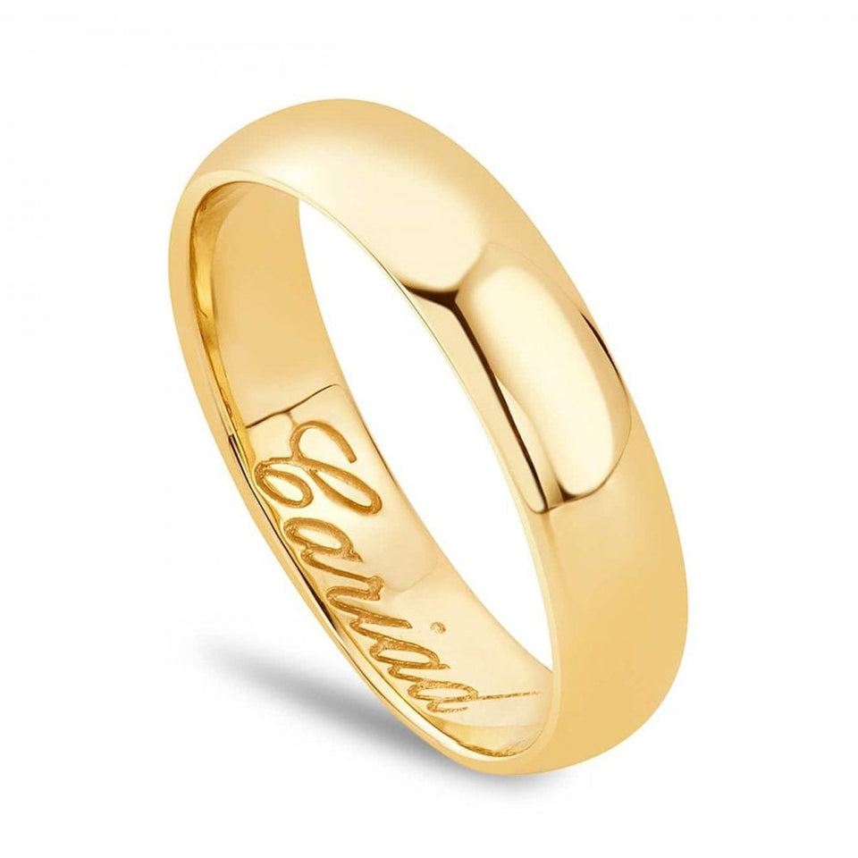 Clogau Promises Solid Yellow Gold 5mm Wedding Ring