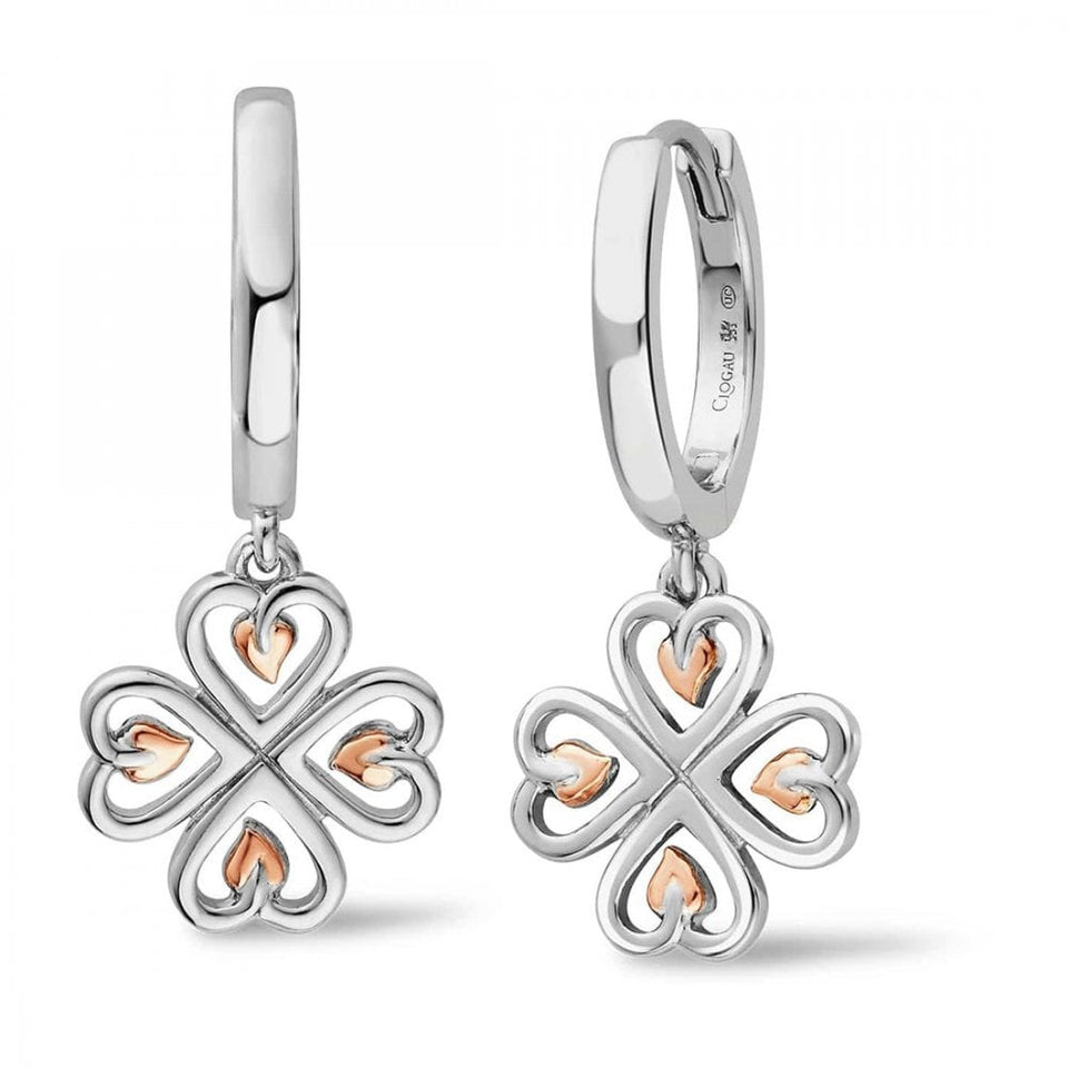 Clogau Tree of Life Heart Drop Earrings