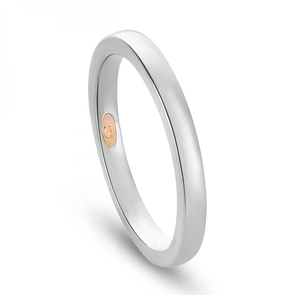 Clogau White Gold New Beginning 2mm Wedding Ring