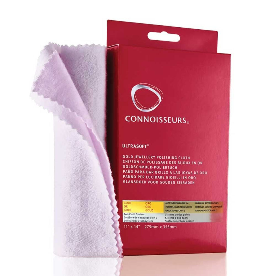 Connoisseurs Gold UltraSoft® Jewellery Polishing Cloth